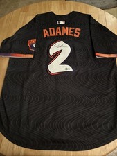 Willy Adames San Francisco Giants Autographed Jersey Beckett Certified