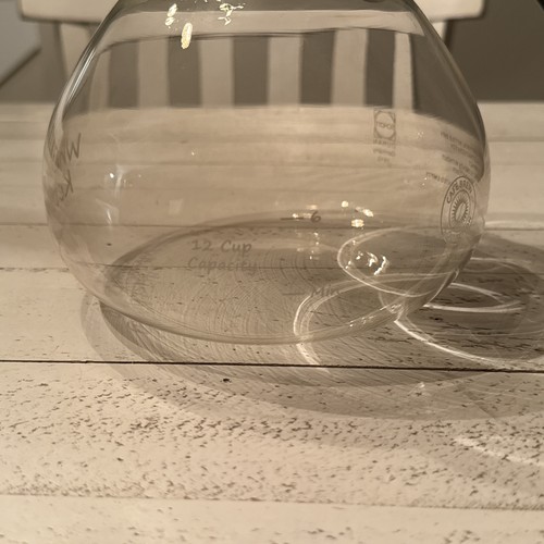 Bollitore per tè fischietto piano cottura 12 tazze in vetro Cafe Brew - Foto 6 di 6