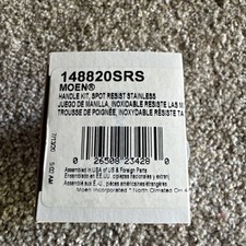 Moen 148820SRS Faucet Handle Kit in Spot Resistant Stainless Finish