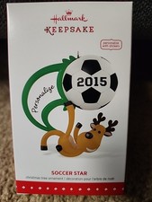 Hallmark Keepsake Ornament Soccer Star 2015 New In Box