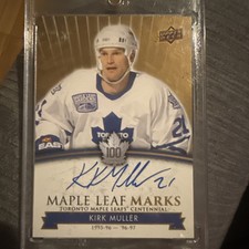 2017 Toronto Maple Leafs Centennial - Maple Leafs Marks - Kirk Muller