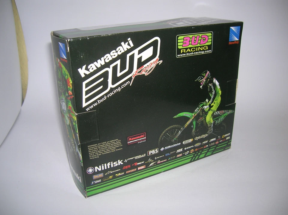 NewRay Kawasaki KX450F KX 450F Maxime Desprey Bud Racing #141, 1:12 Art. 57833 - Bild 4 von 4