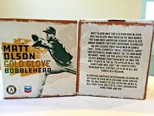 MLB Oakland Athletics A's MATT OLSON GOLD GLOVE BOBBLEHEAD SGA BRAND NEW