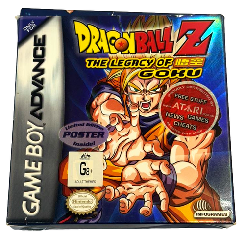 Dragonball Z The Legacy of Goku Nintendo Gameboy Advance GBA *Complete* Boxed #3 - Bild 2 von 12