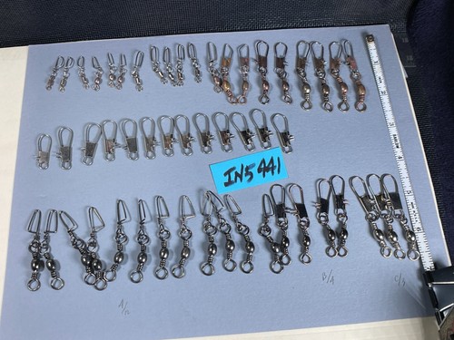 Fishing Barrel Swivels & Snaps Many Sizes & Finishes YOUR CHOICE IN5439 - Picture 30 of 36