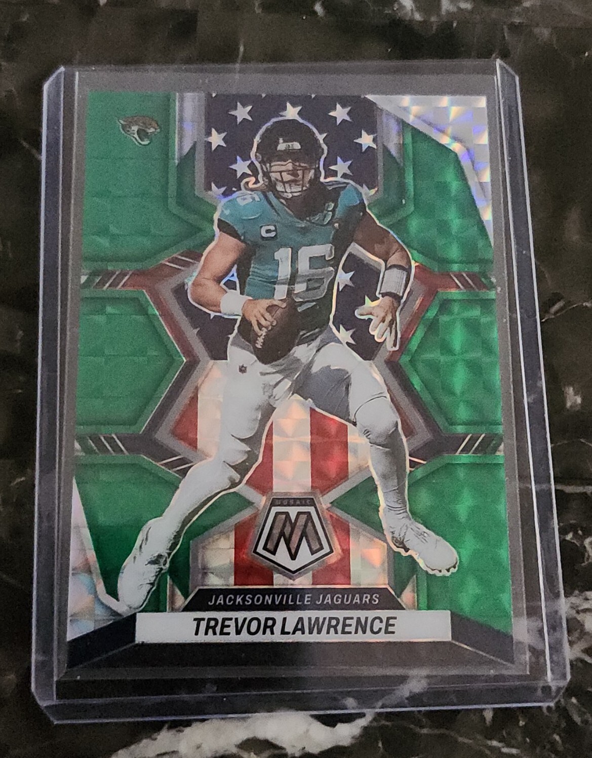 TREVOR LAWRENCE 2022 Panini Mosaic Green Natonal Pride NEW! #267