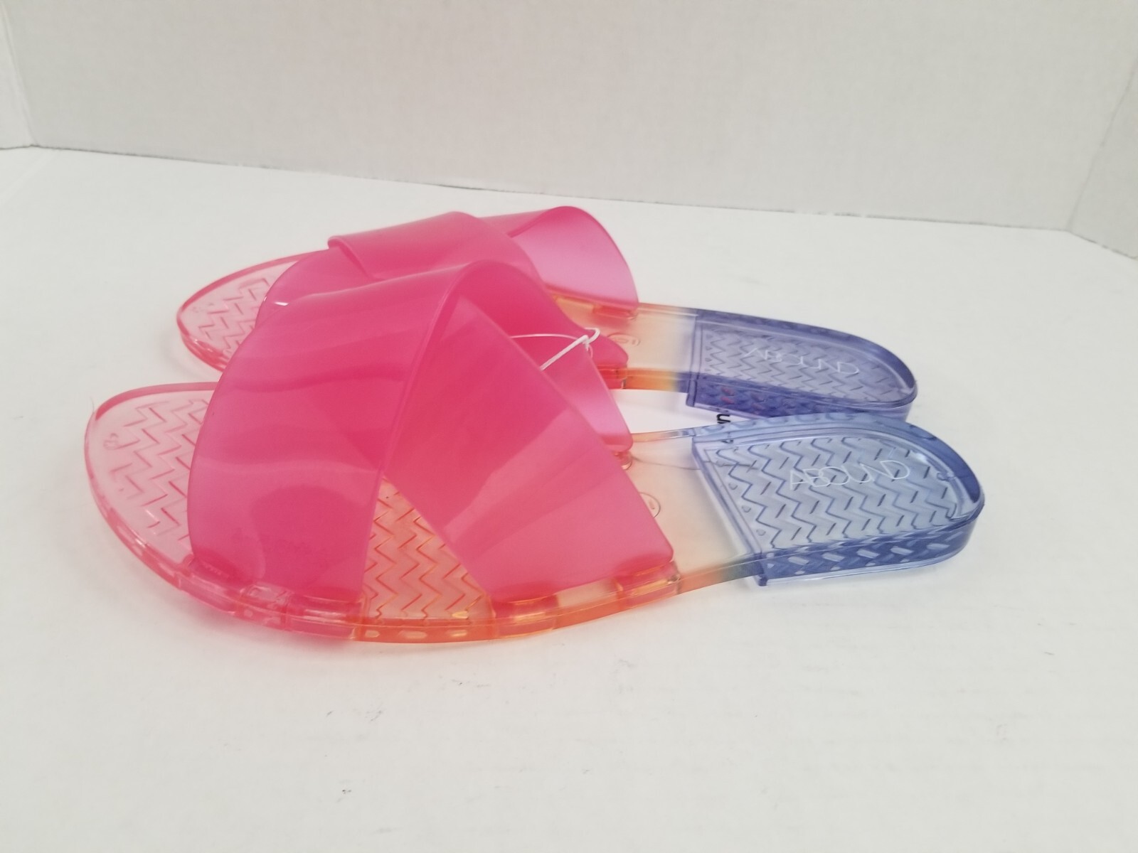 Сандалии ABOUND Nordstrom Pink Blue Ombre Jelly Retro с перекрещенными шлепанцами Jessah 6