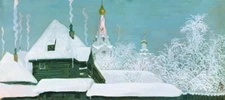 high quality oil painting 100% handpainted on canvas "Winter Morning "