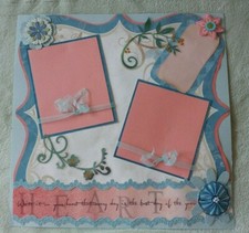 LIFE'S BEST DAY Premade 12X12 Scrapbook 2 -Page Layout ;Wedding,Birthday,Party