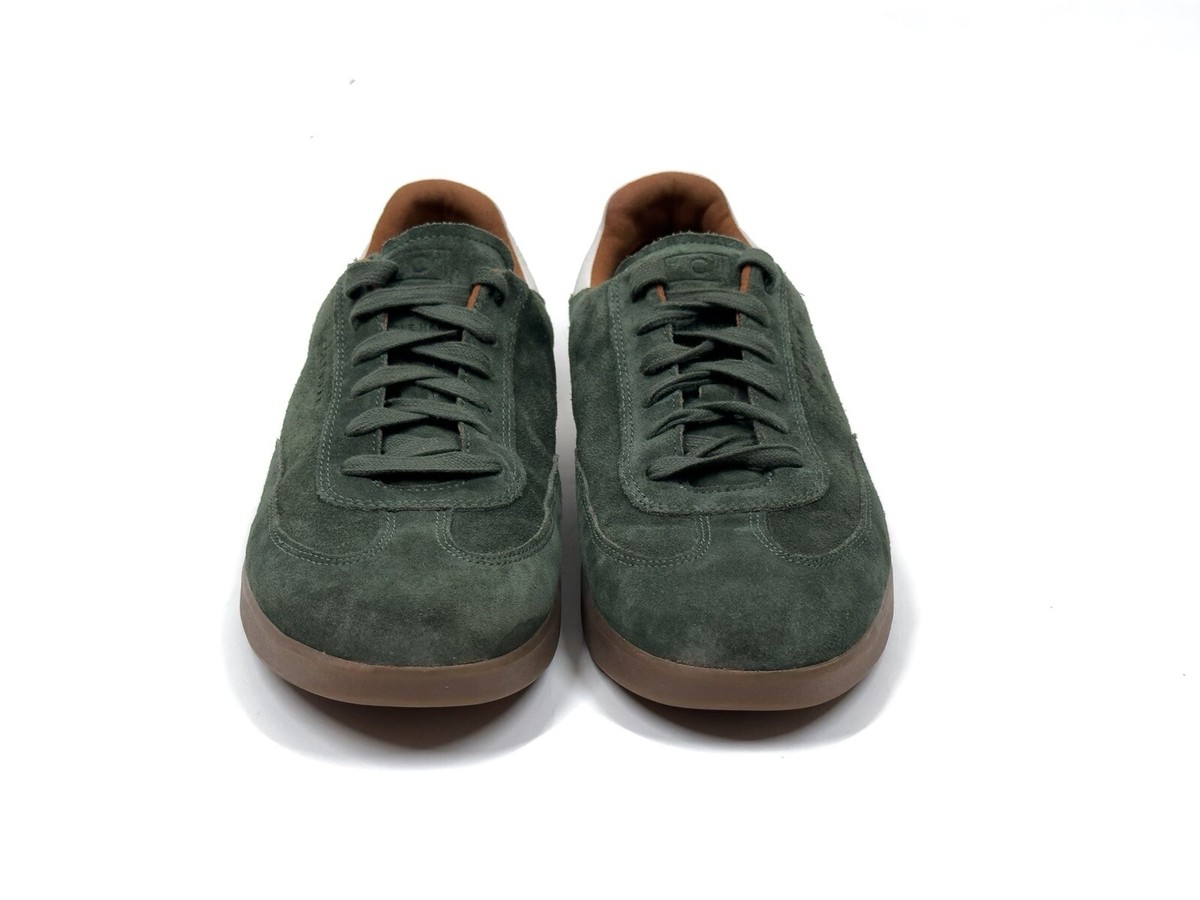 Cole Haan Grandpro Turf Sneaker Men's Size 10.5 Suede Olive Green