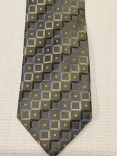 Roberto Villini Couturre Gray Geometric 3D Silk Tie 58" Tie