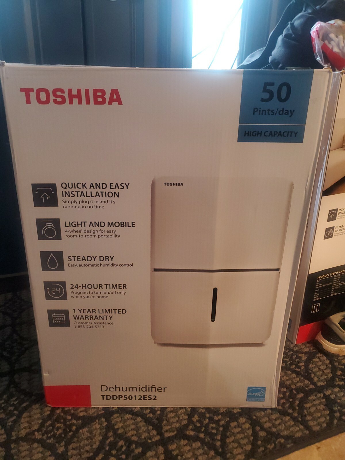 Toshiba TDDP5012ES2 115V Dehumidifier for sale online eBay