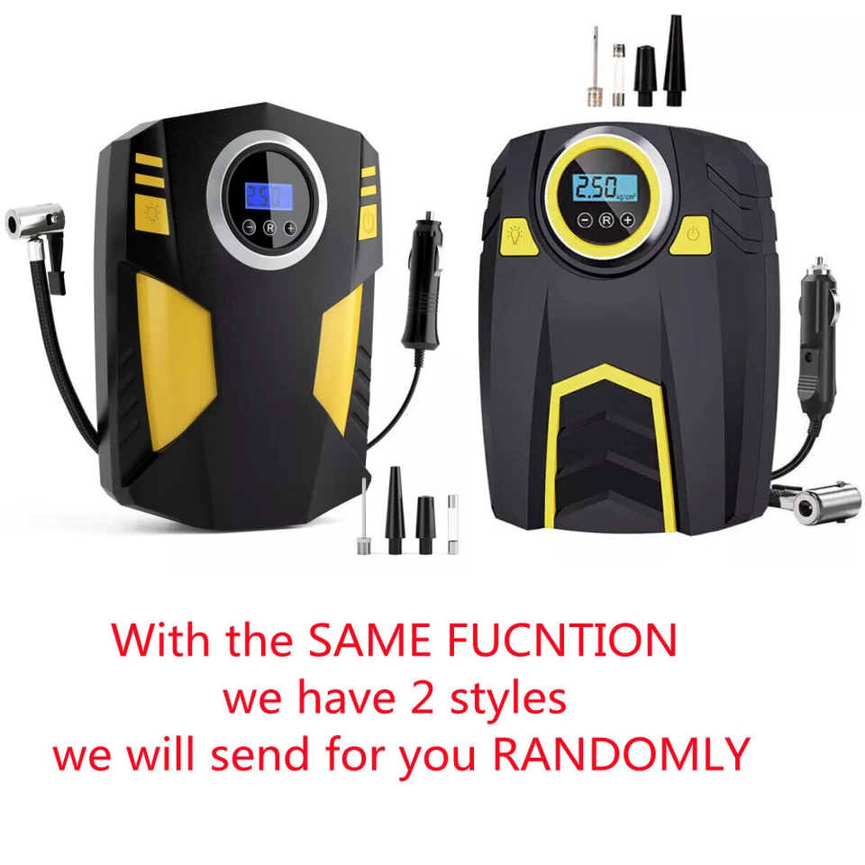 Electric Corded Car Tyre Inflator Pump Portable Air Compressor Pump 12V 150PSI - Image 2 of 4