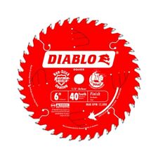 Freud D0640X Diablo 6-inch 40 Tooth ATB Finishing Saw Blade with 1/2-inch Arbor