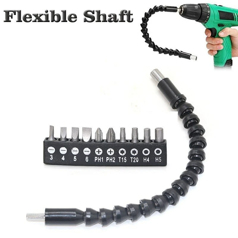 DOMOM Flexible Drill Bit Extension with Screw Drill Bit Holder eBay
