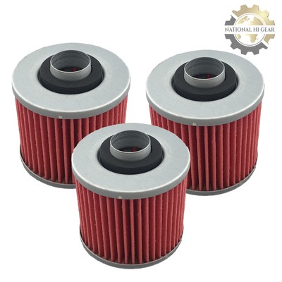 Cyleto Oil Filter Pack Of 2 For Yamaha Virago 1000 & 1100 (Replaces HF145/KN145)