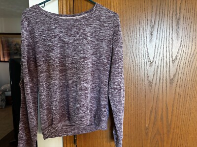 Self Esteem Juniors Round neck Cozy Long Sleeve Top Size Medium-Heathered~Nice