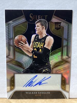 2022-23 Panini Select Walker Kessler Silver Prizm Rookie RC Auto 