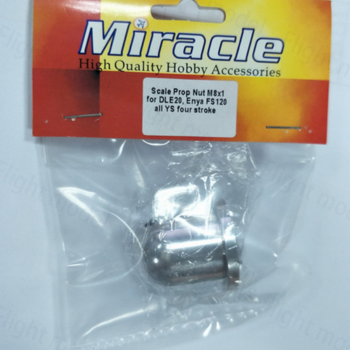 Hilandero de aluminio con tuerca de hélice M8*1 para motor DLE20/Enya FS120/Todo YS 4 tiempos - Imagen 3 de 3