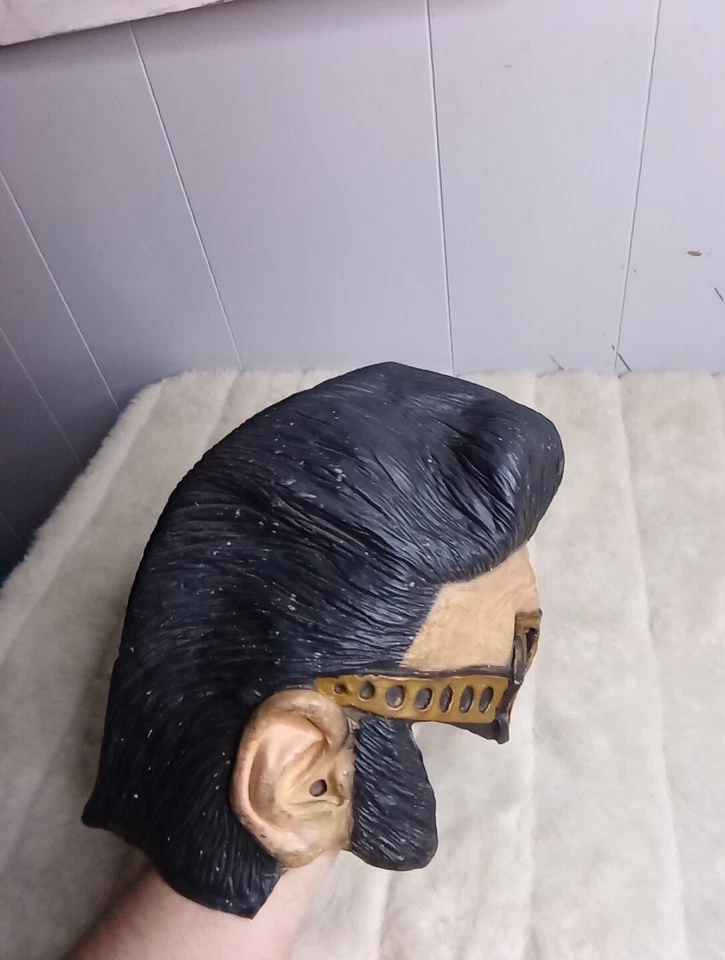 Vintage Elvis Presley Rubber Mask With Sideburns/Glasses 2002 Paper Magic - Image 2 of 4