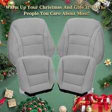Gray For 2013-2017 Honda Accord Front Top Or Bottom Perforated Seat Cover - New