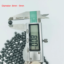 100pcs 9-10mm Shooting Slingshot Mud Beads Paintball Ammo Ball Bearing
