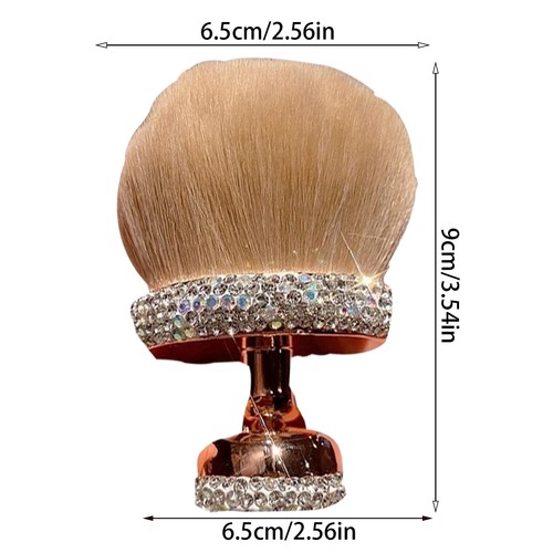 Body Makeup Brush With Rhinestones Blender Brush Kabuki Body Brush Women Gift - Foto 4 di 12
