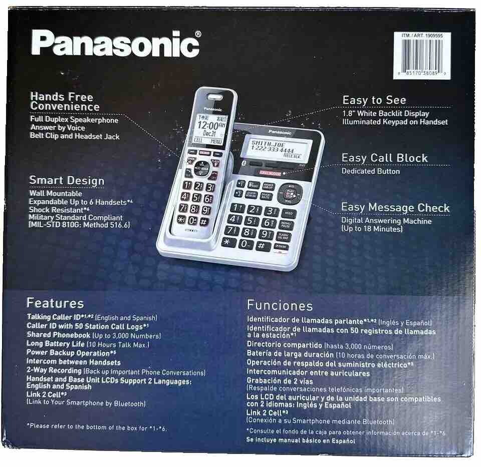 Panasonic KXTG994 DECT 6.0 Bluetooth 4Handset Phone Bundle