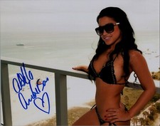 Abella Anderson Super Sexy Hot Signed 8x10 Photo Adult Model COA Proof 19
