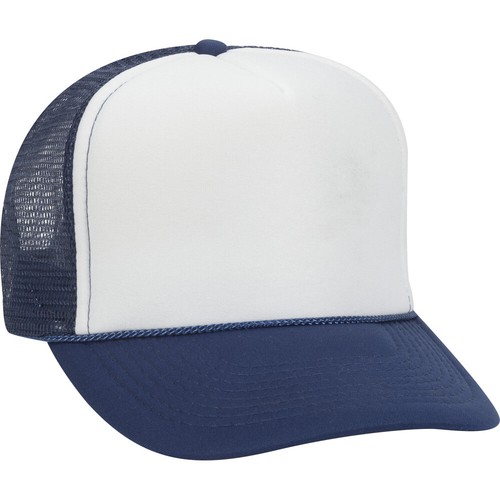 OTTO 5 Panel High Crown Polyester Foam Front Mesh Back Snapback Trucker Cap - Picture 6 of 119