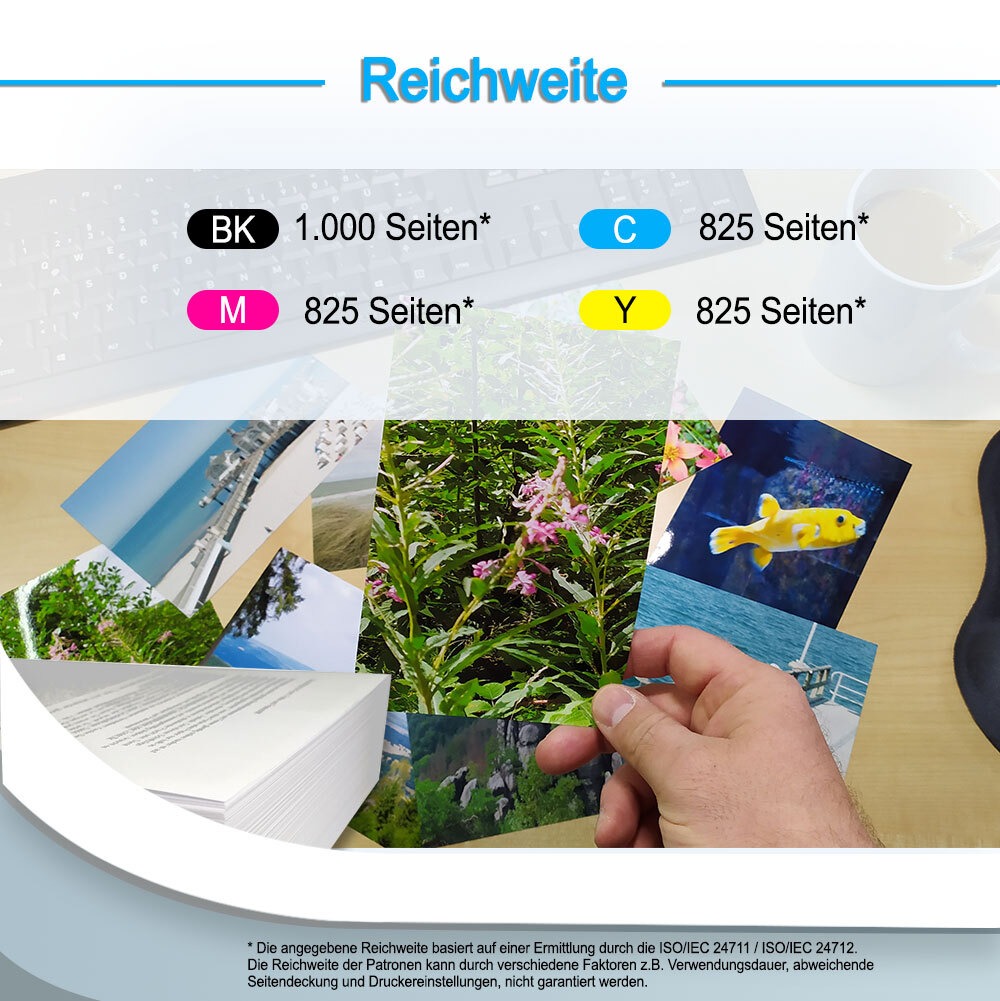 4x Druckerpatronen für HP 932 XL 933 XL patrone Officejet 6600 6700 H711N