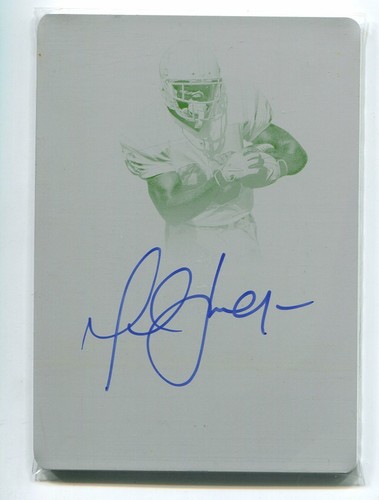 2019 Limited Ring of Honor Plate/AUTOGRAPH Marshall Faulk 1/1 Indianapolis Colts - 第 1/2 張圖片