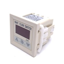 SMC PF2W300-A Digital Flow Monitor, NPN, Panel Mount, 12-24VDC, For PF2W5 Sensor