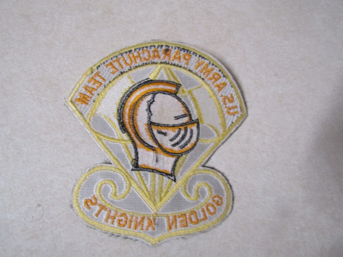 MILITARY PATCH US ARMY PARACHUTE TEAM GOLDEN KNIGHTS | eBay