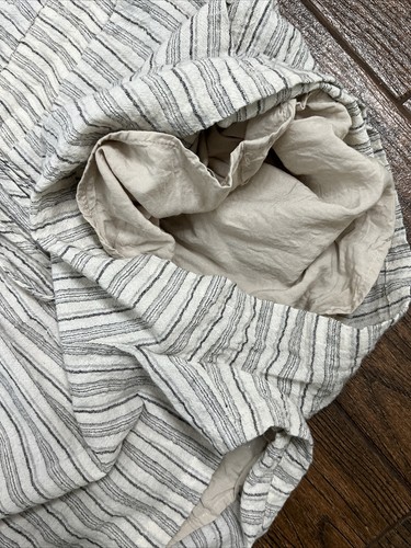 REVOLVE HEARTLOOM OCTAVIA STRIPED LINEN BLEND BUTTON UP AIRY BEACH ROMPER S - Picture 14 of 15