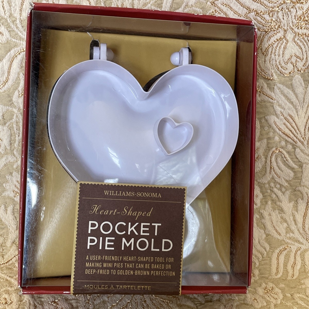 Hand Pies Heart Shaped Pie Dish Heart VALENTINES Pie Press Moulds
