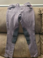 kids L Ovation suede knee patch riding breeches