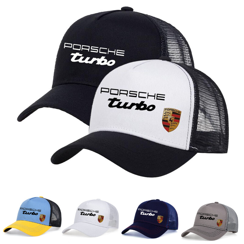 Porsche racing duck badge baseball cap hip hop sun hat