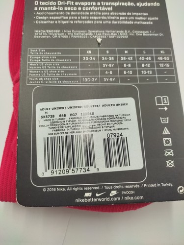 Nike Dri-Fit Fußball Socken Stutzen Training verschiedene Modelle Rot Blau - Bild 12 von 21