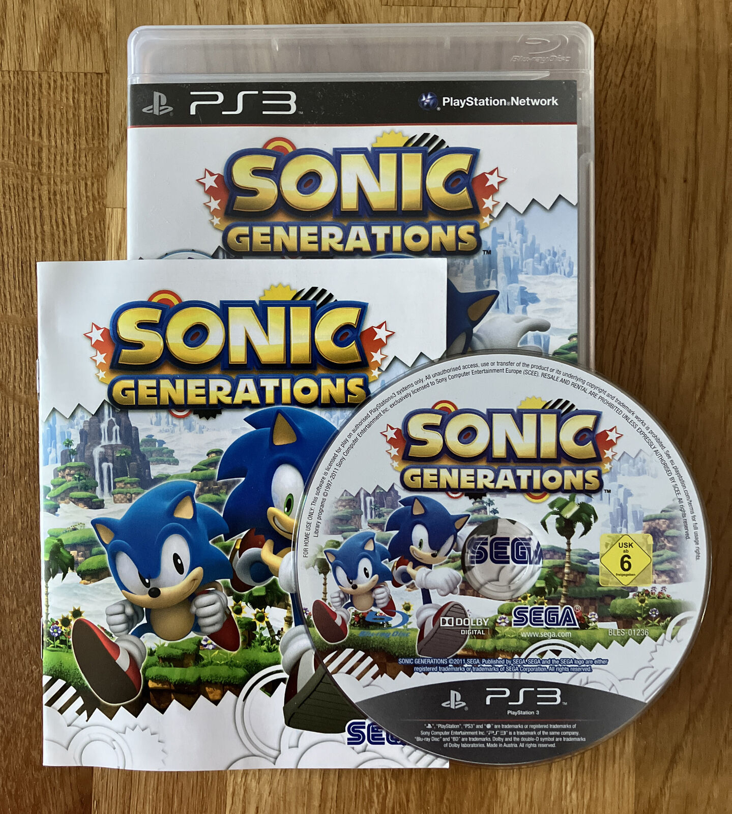 SONIC THE HEDGEHOG game disc only - Playstation 3 PS3