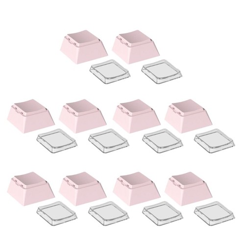 8pcs PBT Blank Keycap Cheey Profile PBT+PC 1U Keycaps for Mechanical Keyboards - Afbeelding 11 van 18