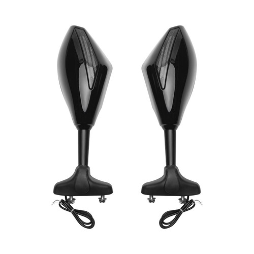12V Led Turn Signal Side Mirrors for Suzuki GSXR600 750& Honda CBR600RR 1000RR - Imagen 3 de 13