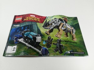 lego black panther rhino instructions