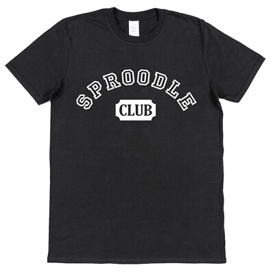 Sproodle Club T-Shirt Unisex Baumwolle Erwachsene Kinder Hund Besitzer Geschenk Team Haustierliebhaber