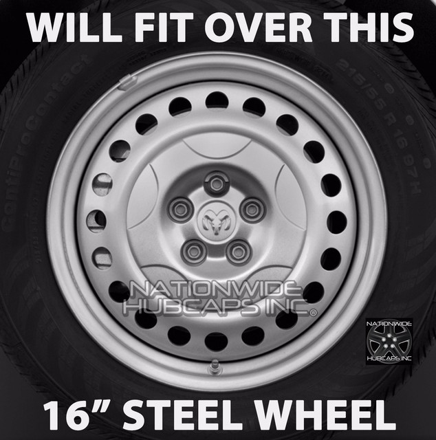 4 fit RAM PROMASTER CITY 201521 Cargo Van 16" Chrome Wheel Covers Rim