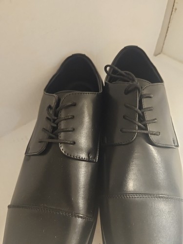 Van Heusen Turk Classic Oxford Non Slip Memory Foam Black Dress Shoes Size 12 - Picture 5 of 12