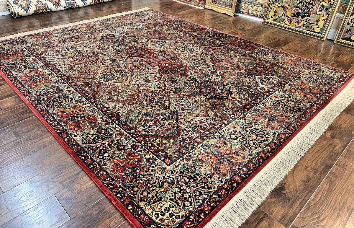 Karastan Multicolor Panel Kirman Rug #717 Original 700