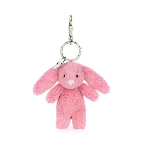 Jellycat Bashful Bunny Pink Bag Charm Soft CUTE Pretty Plush-Christmas gifts - Picture 3 of 5