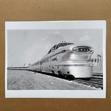 Vintage General Motors Aerotrain GM-11 Railroad Streamlined Train 8.5 X 11 Photo