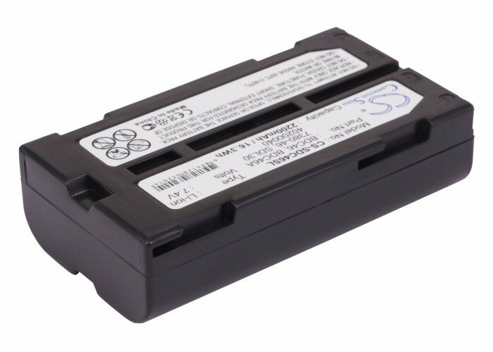 Replacement Battery For Sokkia 40200040,7380 46,BDC46,BDC 46,BDC46A,BDC 46A, BDC46B,BDC 46B,BDC 46C,SDL30,2200mAh